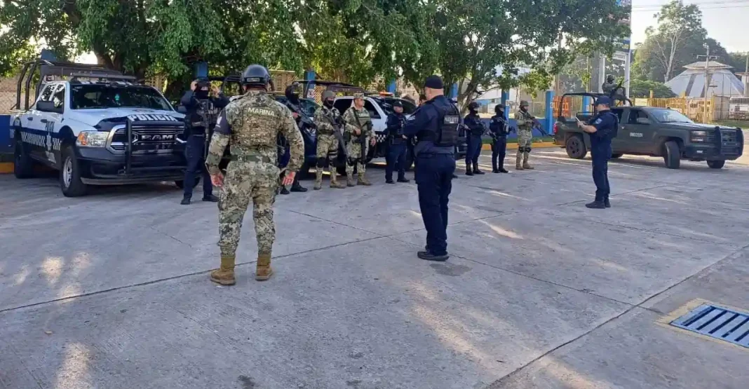 SSP y fuerzas federales refuerzan seguridad en Texistepec, Acayucan y San Juan Evangelista