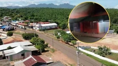 Se incendia bodega de abarrotes en Soteapan tras festejos patrios